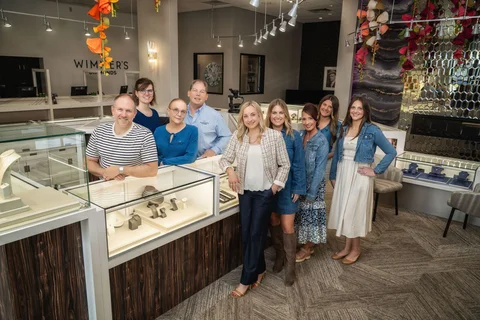 Aaron Wimmer, Kirstin Viland, Brenda Meyer, Paul Christianson, Wendy Thymian, Liz Palmer, Tricia Gates, Taylor O’Connell, & Emily Longnecker, Wimmer's Diamonds, Fargo, ND