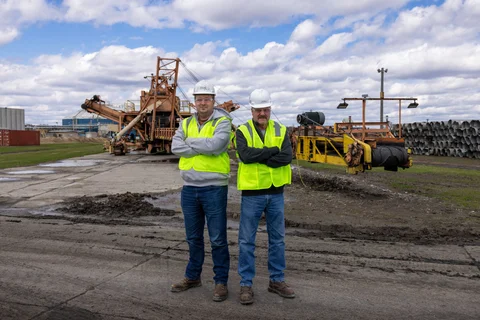 Senior Agriculturalists Austin Holy & Curt Meyer, American Crystal Sugar Company, Moorhead, MN